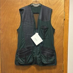 Bob Allen XL Green and Black Shooting  Vest